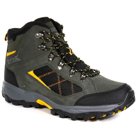 Pánske topánky Regatta Clydebank khaki DkKhaki/Gold