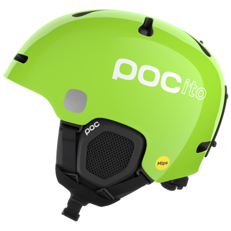 Detská lyžiarska prilba POC POCito Fornix MIPS svetlozelená Fluorescent Yellow/Green