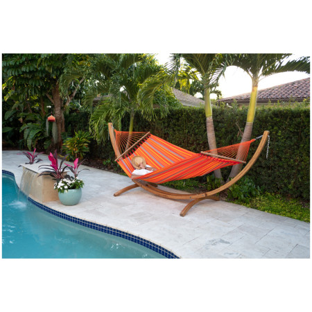 Hojdacia sieť s tyčami La Siesta Alisio Double