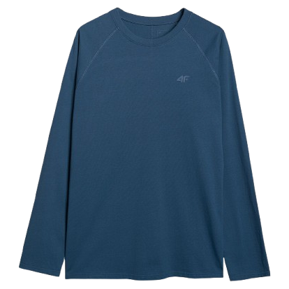 Pánske tričko 4F Longsleeve M474 modrá DENIM