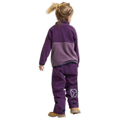Detská mikina Didriksons Monte Kids Half Bu 6 Northen Purple