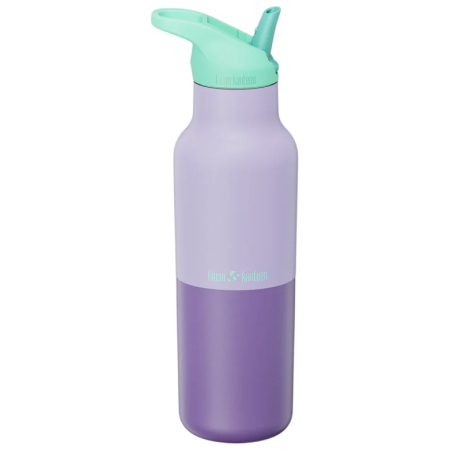 Fľaša Klean Kanteen Rise Vac Classic 16oz (w/ Flip Seal Cap) fialová Orchid kaleidoscope