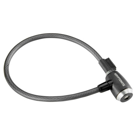 Zámok na bicykel Kryptonite KryptoFlex 1265 Key Cable čierna Black