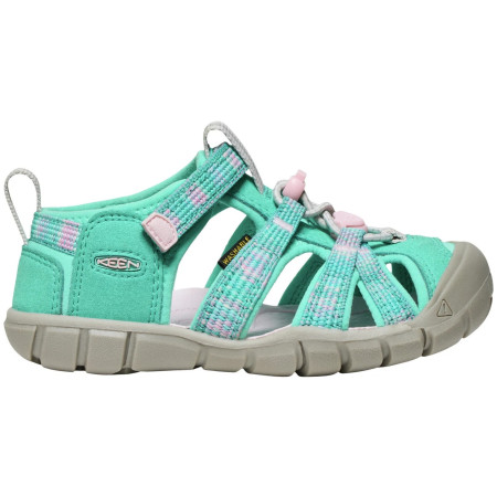 Detské sandále Keen Seacamp II Cnx Children Bright Aqua/Giggle Pink