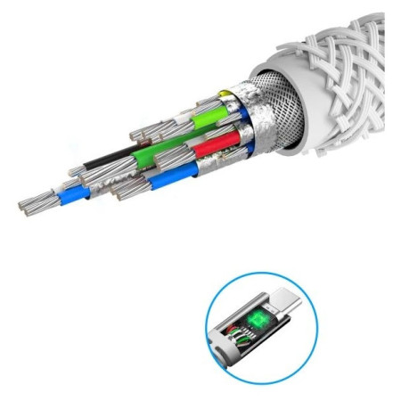 Kábel Swissten Kevlar USB / Lightning 1,5 m