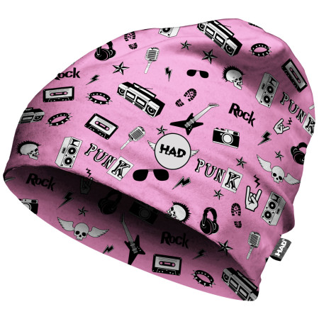 Čiapky H.A.D. Printed Fleece Beanie Kids Pink Punk