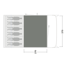 Koberec ku stanu Outwell Cozy Carpet Denver 6