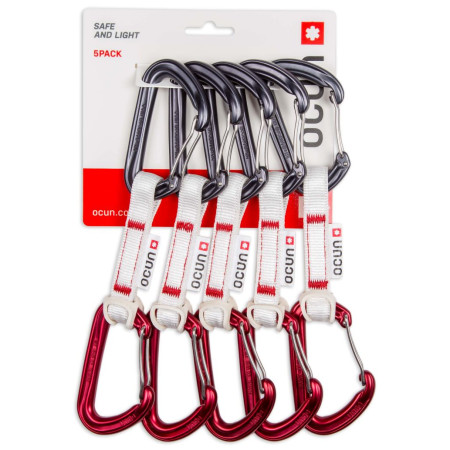 Sada expresiek Ocún Hawk Qd Wire Bio-Dyn-Ring 15 Mm 10 Cm 5-Pack