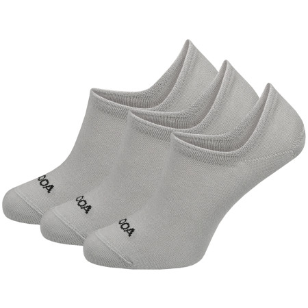 Ponožky MOOA Essential Invisible 3-pack sivá grey