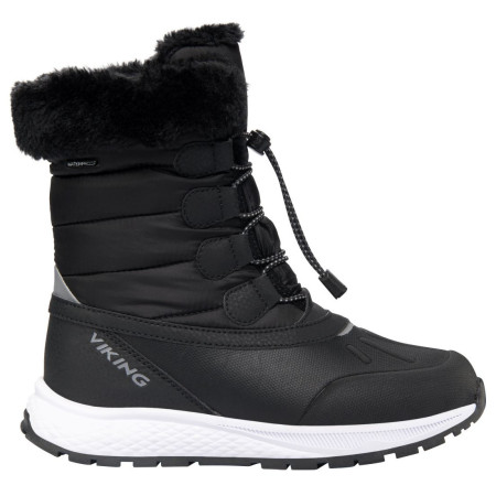 Detské zimné topánky Viking Outdoor Footwear Equip Warm WP Zip Black/Granite čierna/sivá Black/Granite