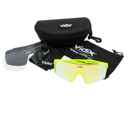 Slnečné okuliare Vidix Vision jr. 240202 fullset svetlozelená fluoro
