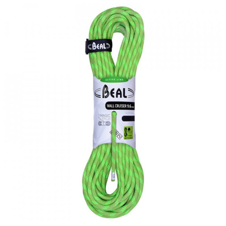Lezecké lano Beal Wall Cruiser 9,6 mm (40 m) zelená