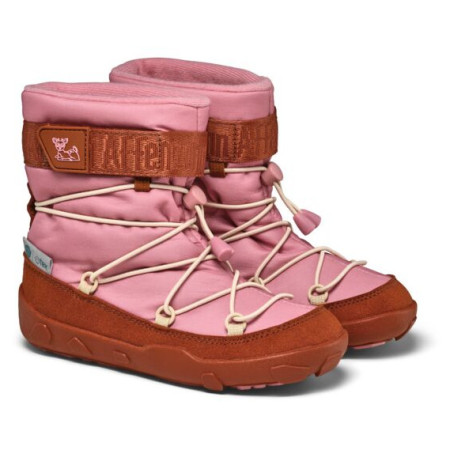 Detské zimné topánky Affenzahn Winter Boot Vegan Snowy Deer ružová Deer