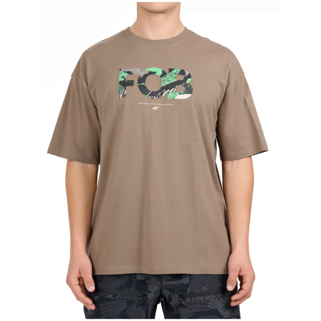 Pánske tričko 4F Tshirt M3569 svetlohnedá Light Brown