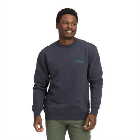 Pánska mikina Black Diamond M Mini Stacked Crewneck