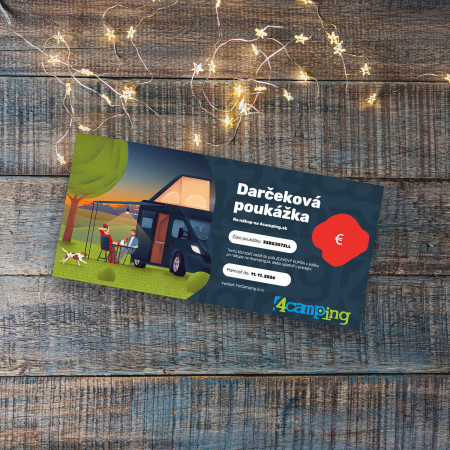 Voucher 4camping Elektronický darčekový poukaz