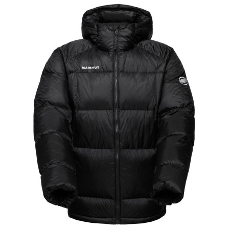 Pánska bunda Mammut Glacier Glow IN Hooded Jacket Men čierna black 0001