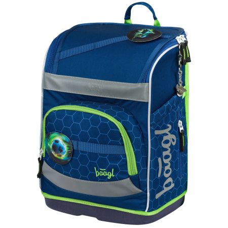 Školský batoh pre 1. stupeň Baagl Zippy Plus modrá blue