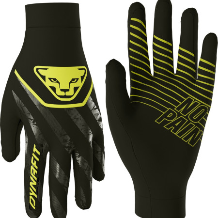 Rukavice Dynafit Trail Reflective Gloves čierna/žltá 0911 - black out/5A30