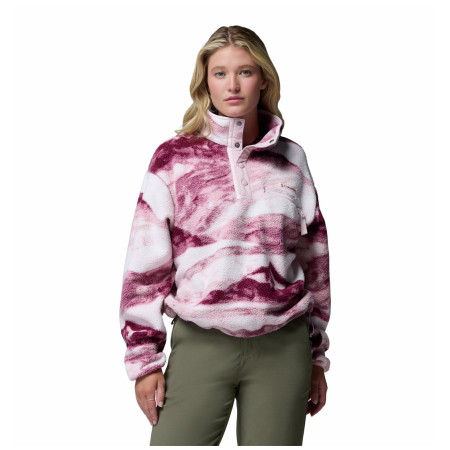 Dámska mikina Columbia Helvetia™ II Printed Cropped Half Snap