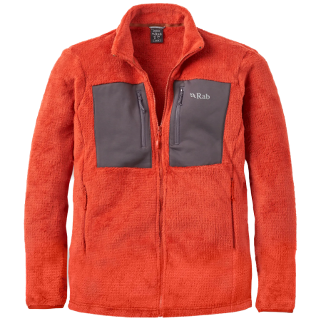 Pánska mikina Rab Granitic Jacket červená