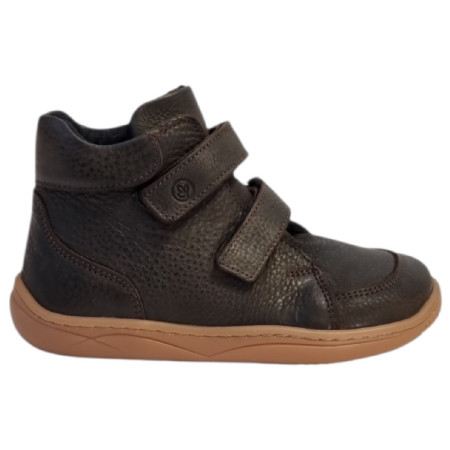 Detské barefoot topánky beBare 3602SA Brown hnedá BROWN