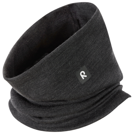 Detský nákrčník Reima Saarto Black Melange čierna/sivá Black Melange