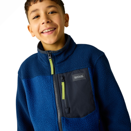 Detská funkčná mikina Regatta Junior Frankie Warm Fleece Aviator Blue