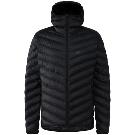 Pánska bunda Haglöfs Särna Mimic II Hood čierna True Black