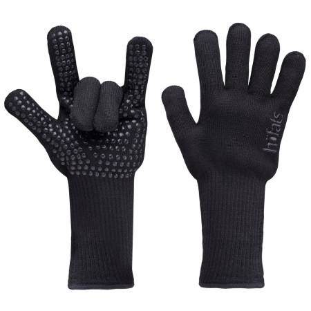 Rukavice na grilovanie Höfats Gloves Aramid čierna black