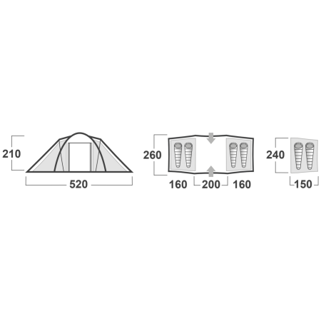 Rodinný stan Husky Boston 4