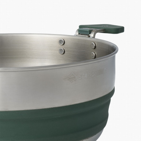 Skladací hrnček Sea to Summit Detour Stainless Steel Collapsible Pot 3L