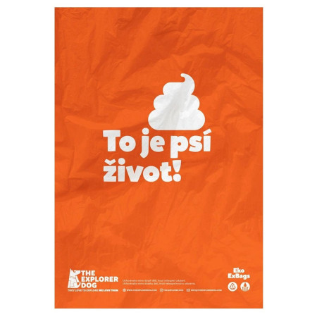 Vrecká na psie výkaly Explorer Dog Eko Exbags 60 ks