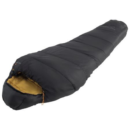 Spacák Easy Camp Falcon IV Mummy -9°C čierna/žltá