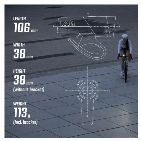 Predné svetlo Sigma Aura 40