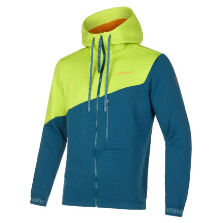 Pánska mikina La Sportiva Method Hoody M žltá/modrá Storm Blue/Lime Punch