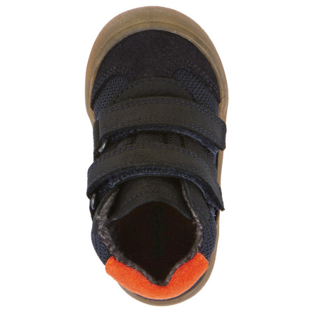 Detské celoročné barefoot topánky Froddo Ollie Lumi Tex Dark Blue