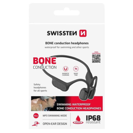 Slúchadlá na plávanie Swissten Bone conduction headphones