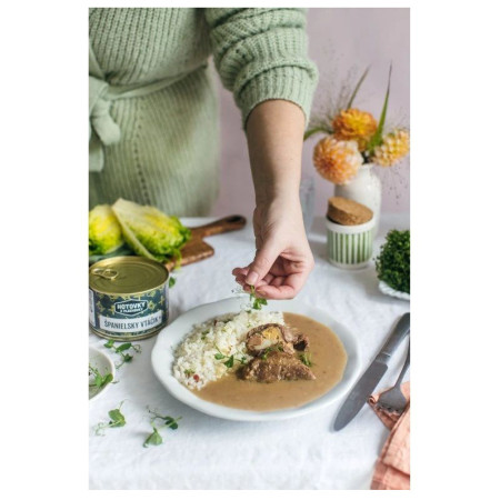 Hotové jedlo Hotovky z plechovky Španielsky vtáčik 800g