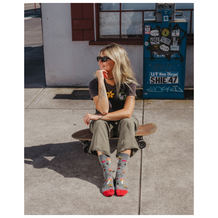 Dámske ponožky Darn Tough Shroom Bloom Crew Lightweight