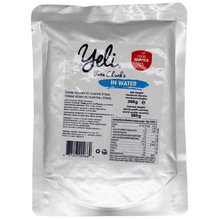 Jedlo na cesty Yeli Tuniak kúsky vo vlastnej šťave (300g)