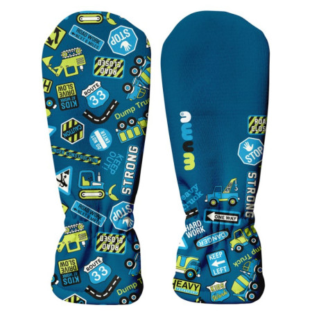 Detské zimné palčiaky WAMU Bagr