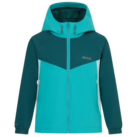 Detská bunda Regatta Hanleigh Turquoise/Mediterranea zelená/svetlo zelená Turquoise/Mediterranea