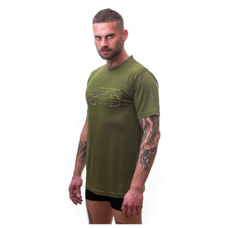 Pánske tričko Sensor Merino Wool Active PT Track (short sleeve)