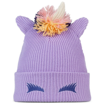 Detská čiapka Buff Knitted Beanie Fun fialová Unicorn Grape Ice
