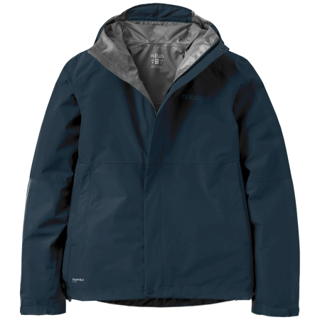 Dámska bunda Rab Downpour Jacket Wmns modrá