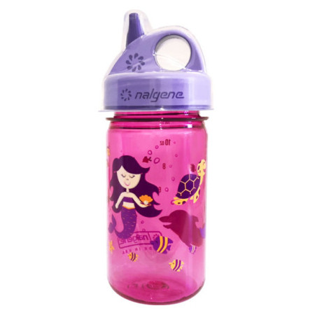 Detská fľaša Nalgene Grip-n-Gulp 350 ml Sustain ružová