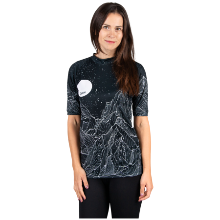 Dámske funkčné tričko Drexiss All Diamond Beach Black Coolmax