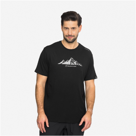 Pánske funkčné tričko Viking Lenta čierna black