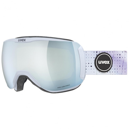 Dámske lyžiarske okuliare Uvex Downhill 2100 CV WE biela/fialová arctic blue matt SL/white-green